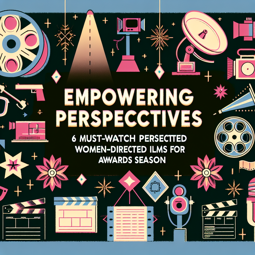 Empowering Perspectives: 6 Must-Watch Women-Directed Films for Awards Season