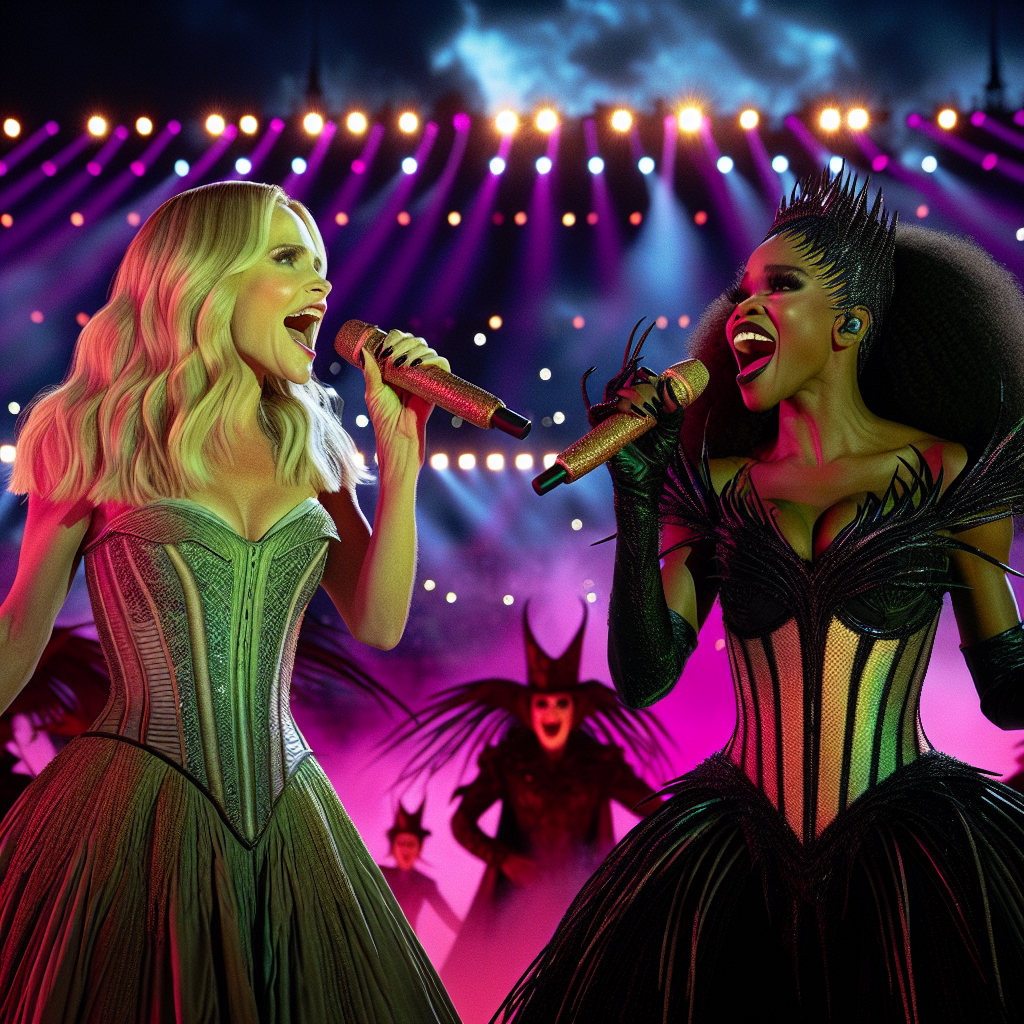 Grande and Erivo Bring a Wicked Twist to Super Bowl 2024: A Show-Stopping Performance