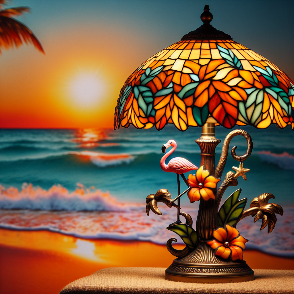 Sunshine State Glow: Autumn Casey’s Whimsical Twist on the Classic Tiffany Lamp