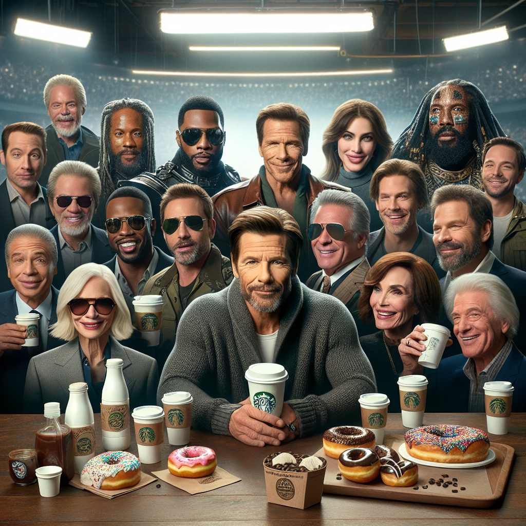 Star-Studded Super Bowl Spectacle: Ben Affleck Enlists A-List Celebs for Dunkin’ Ad Blitz!