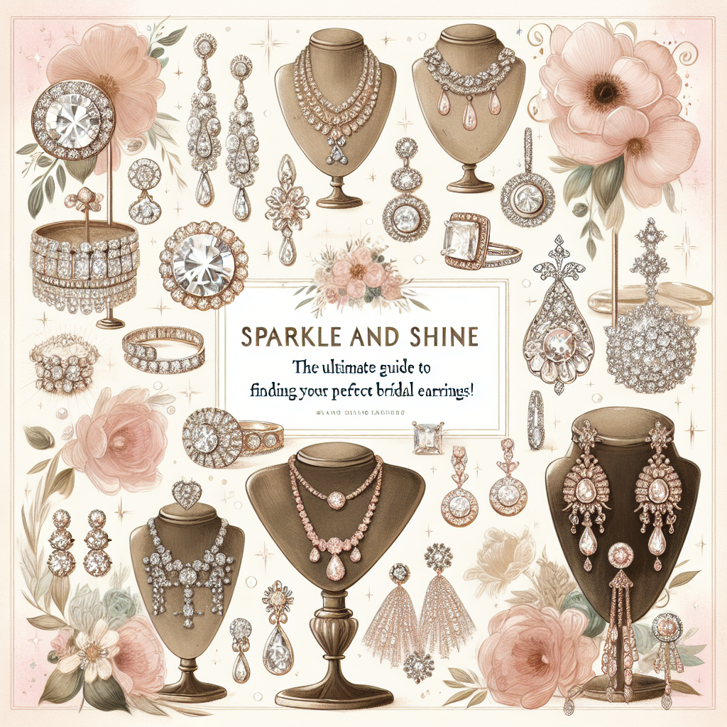 Sparkle and Shine: The Ultimate Guide to Finding Your Perfect Bridal Earrings!