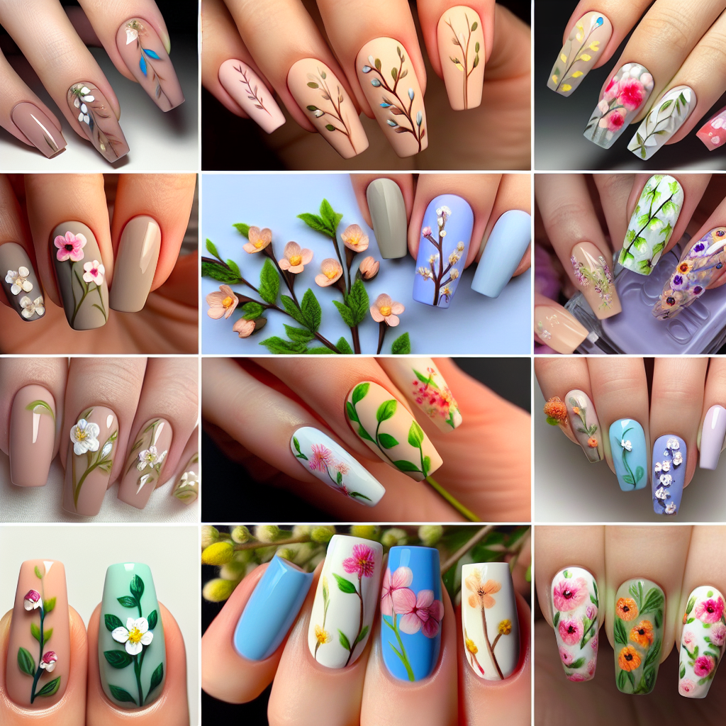 25 Fresh and Innovative Floral Nail Art Ideas for Spring and Beyond