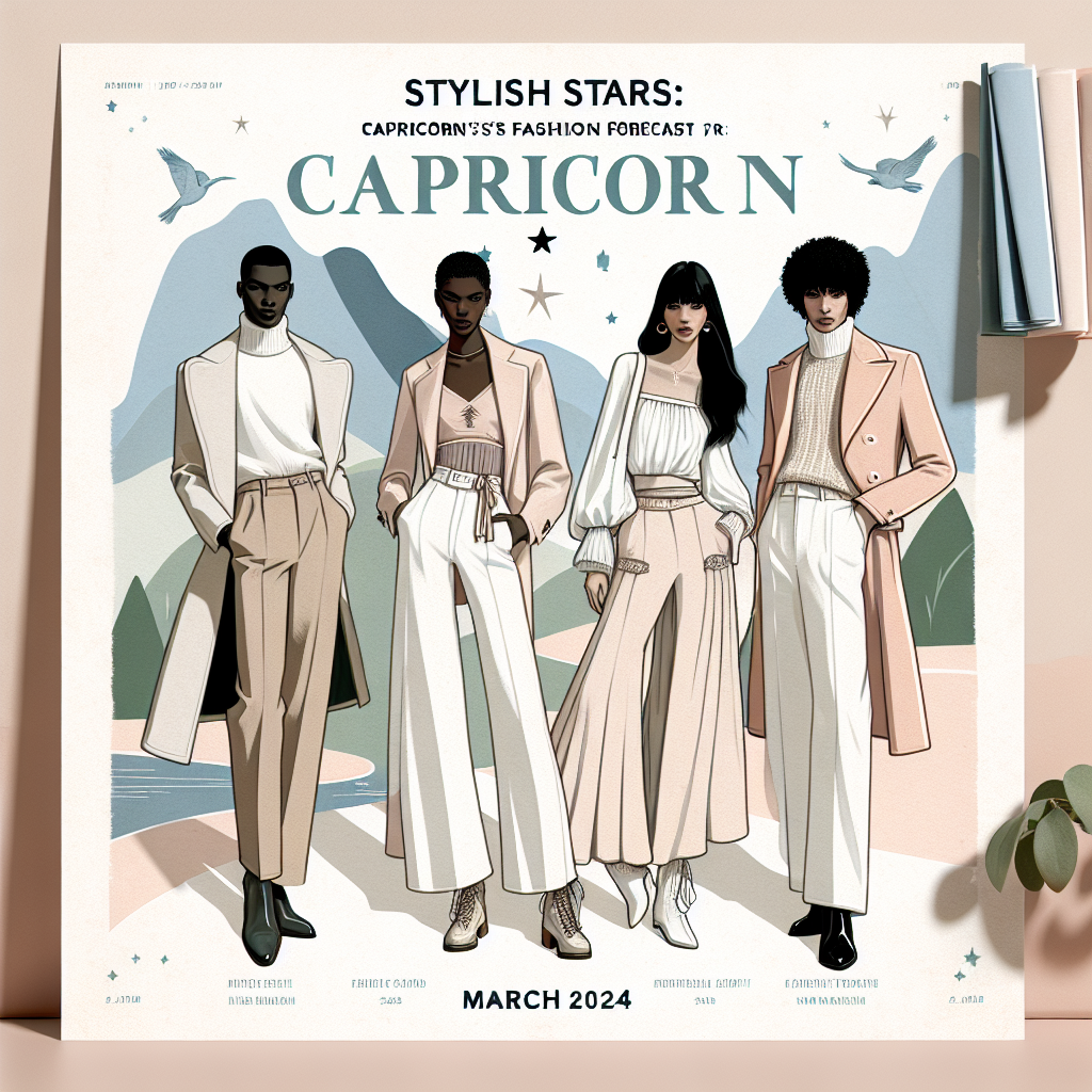 Stylish Stars: Capricorn’s Fashion Forecast for March 2024