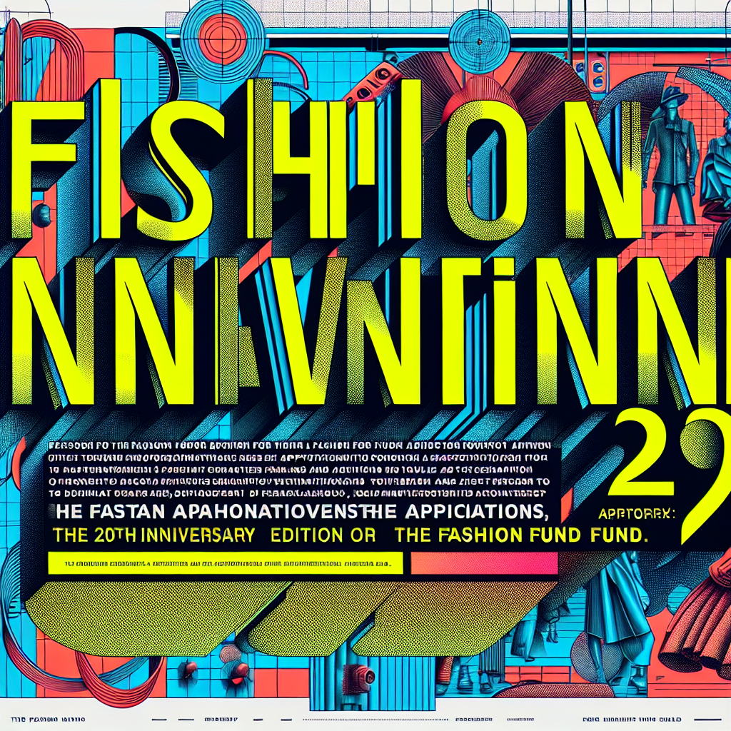 Calling All Fashion Innovators: Apply Now for the 20th Anniversary Edition of the Fashion Fund!
