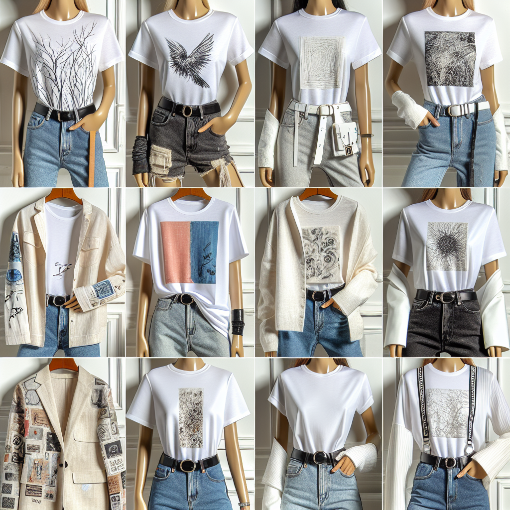 Revamping the Wardrobe Staple: Elevated White T-Shirts with a Stylish Twist