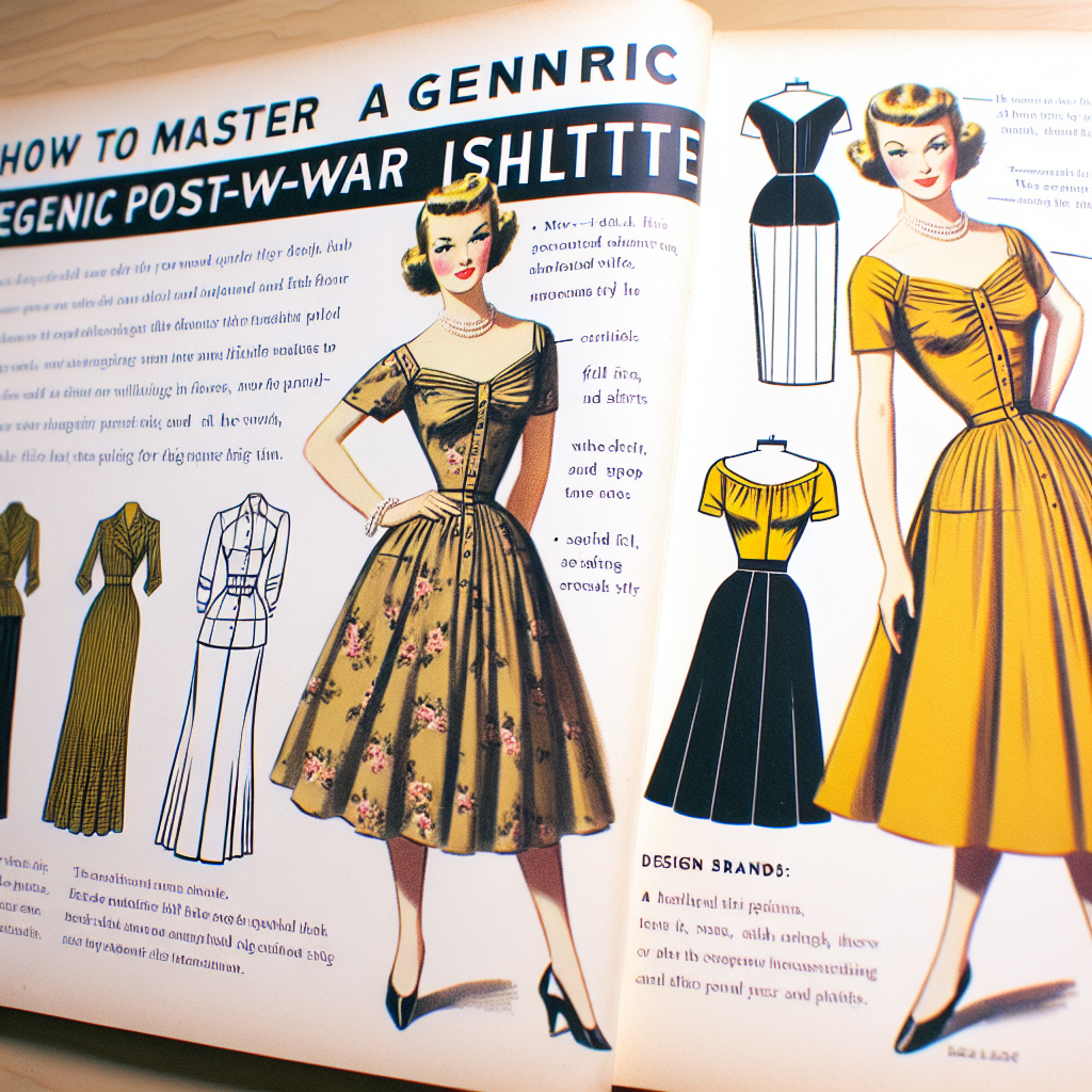 The Ultimate Guide to Mastering Christian Dior’s Iconic New Look Silhouette