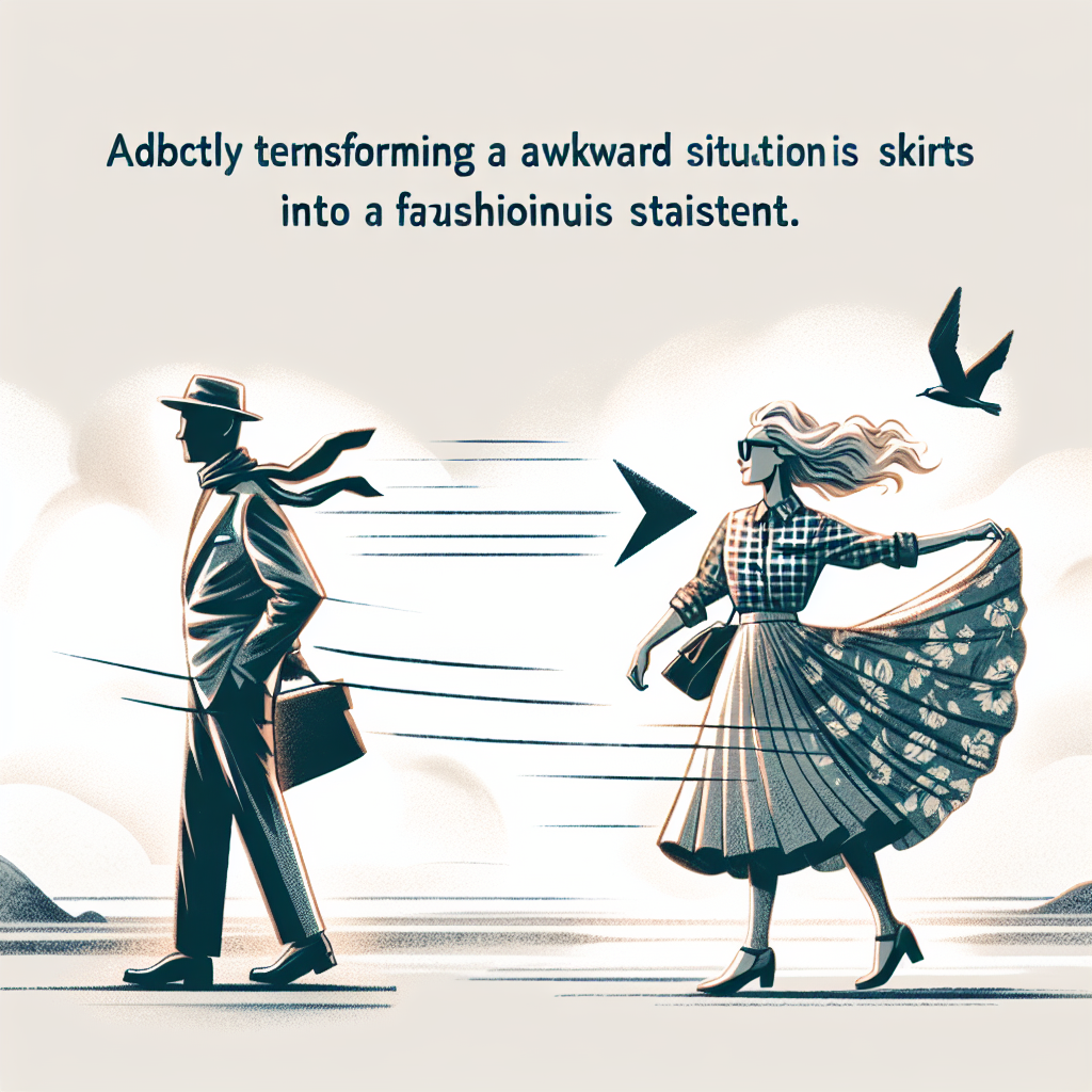 Gigi Hadid’s Effortless Style: Turning an Awkward Skirt Moment into a Chic Fashion Statement