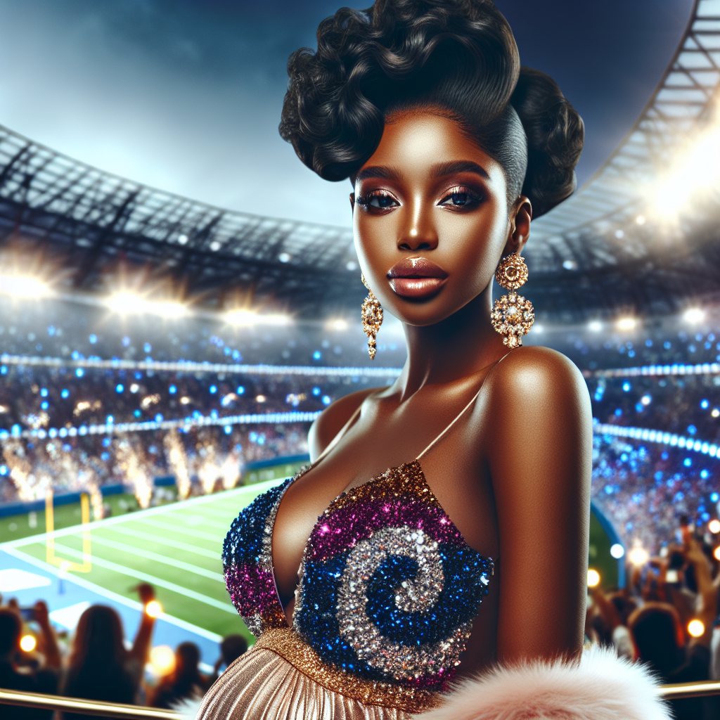 Halle Bailey Radiates Post-Baby Glamour at the Super Bowl