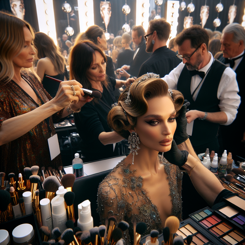 Behind the Scenes: Hannah Waddingham’s Glamorous SAG Awards Prep