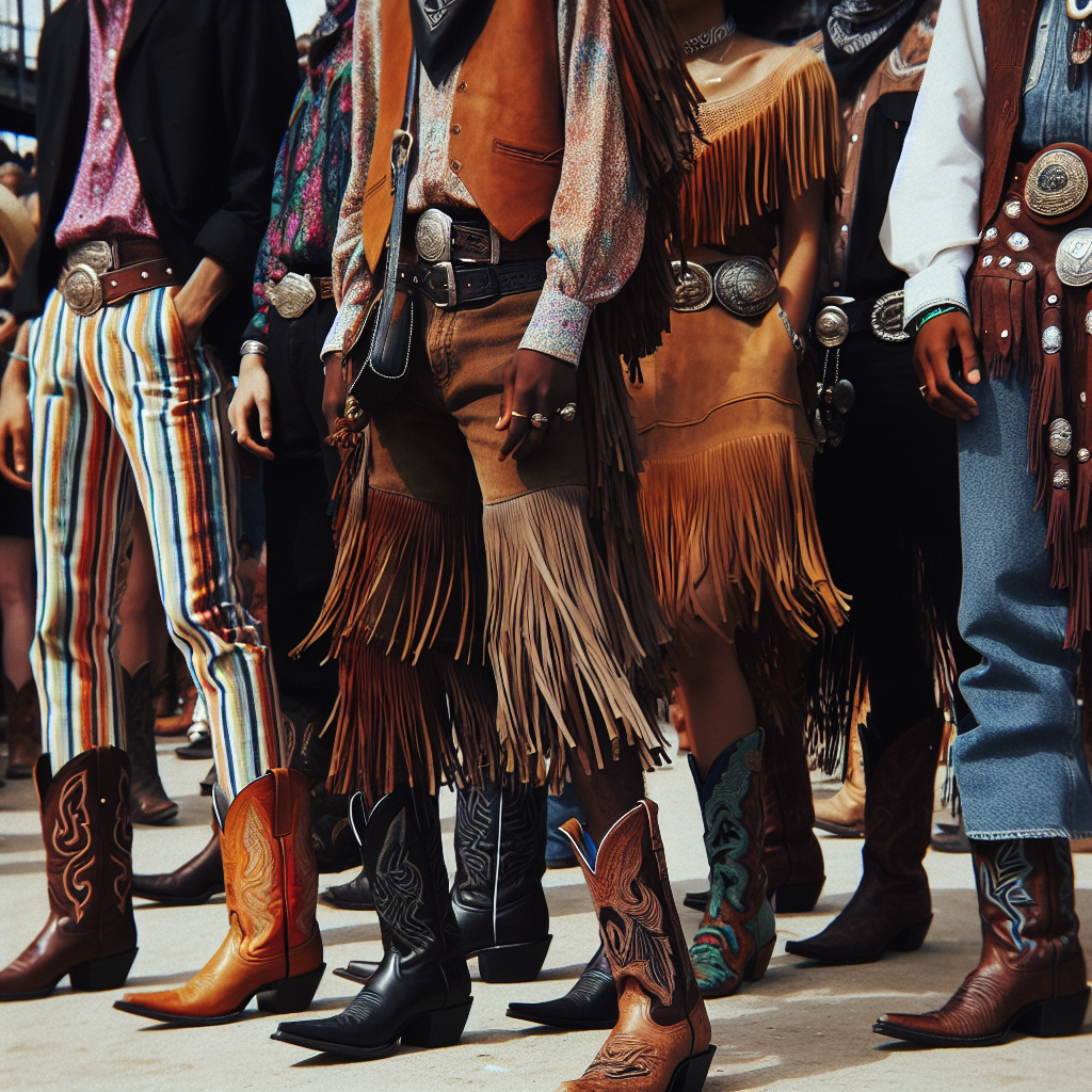 Western Chic: Exploring Cowboy Boots, Bolo Ties, and Fringe at the Houston Rodeo