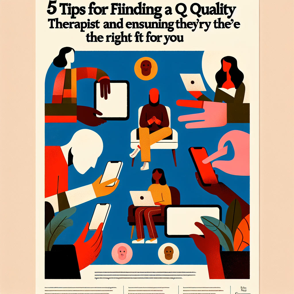 5 Tips for Finding a Quality Therapist Online and Ensuring They’re the Right Fit for You