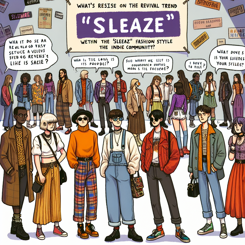 Indie Edge: Fashionistas Sound Off on the Sleaze Revival Trend