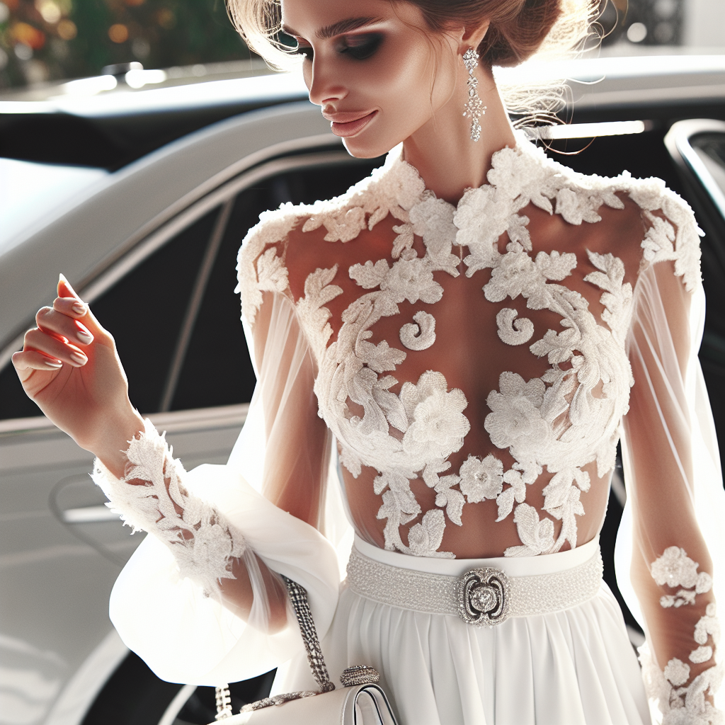 Chic Elegance: Lindsay Lohan’s Stunning Bridal White Ensemble with a Heartfelt Nod to Motherhood