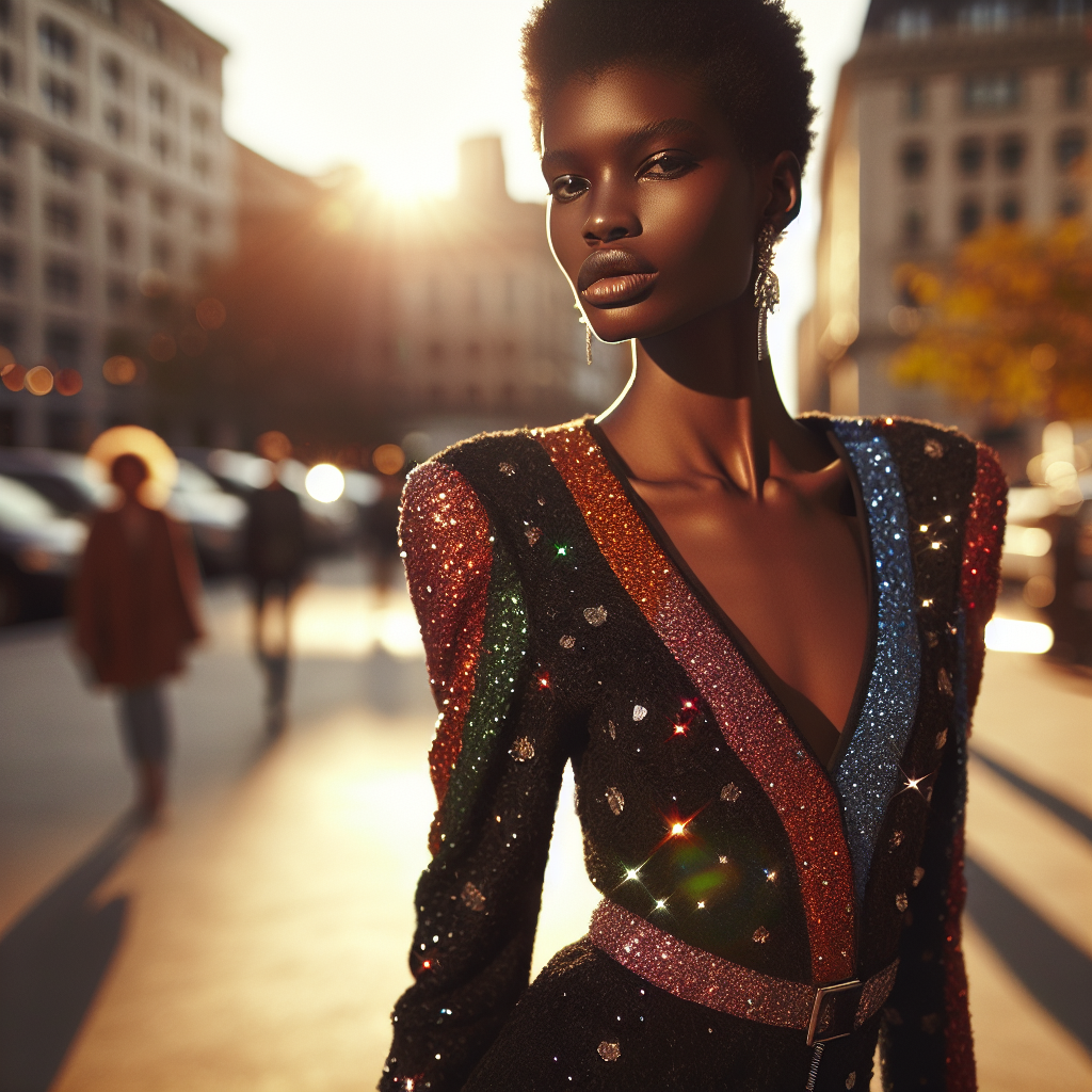 Radiant in Spring’s Sparkling Styles: Admiring Adut Akech’s Effortless Glow
