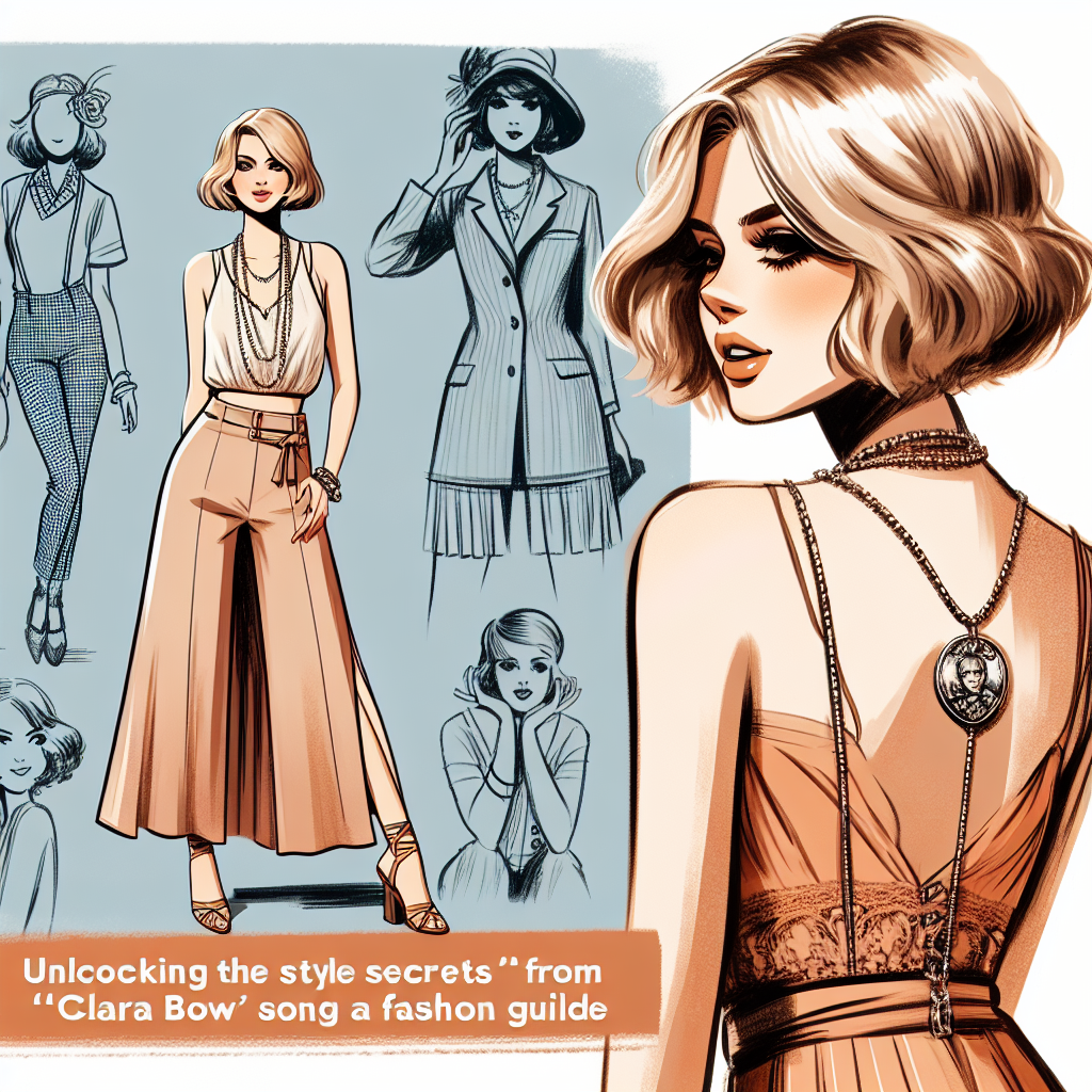 Unlocking the Style Secrets of Taylor Swift’s ‘Clara Bow’ Song: A Fashionista’s Guide