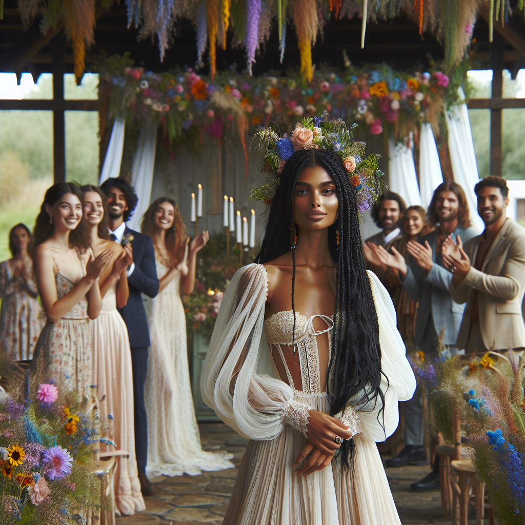 Boho Beauty: The Bride Wore Braids and Stole the Show!