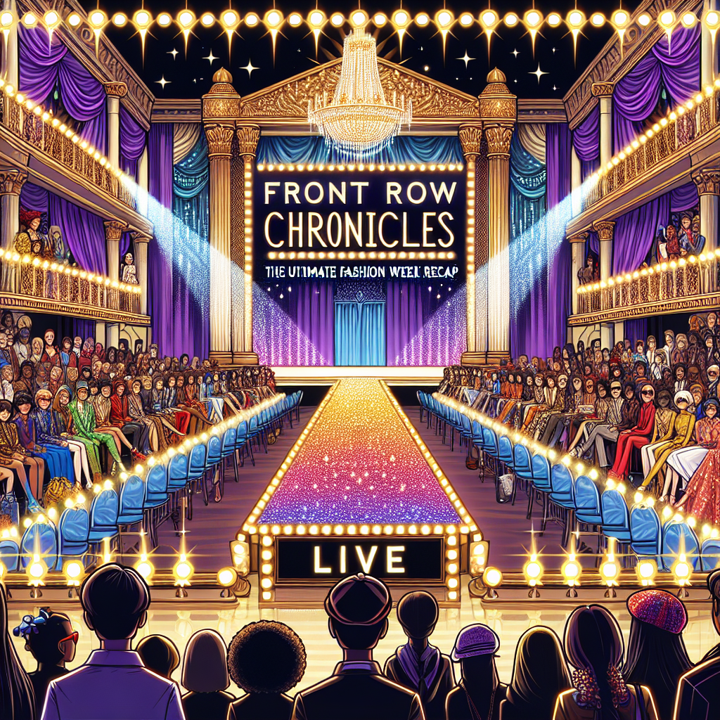 Introducing Front Row Chronicles: The Ultimate Fashion Week Recap LIVE!