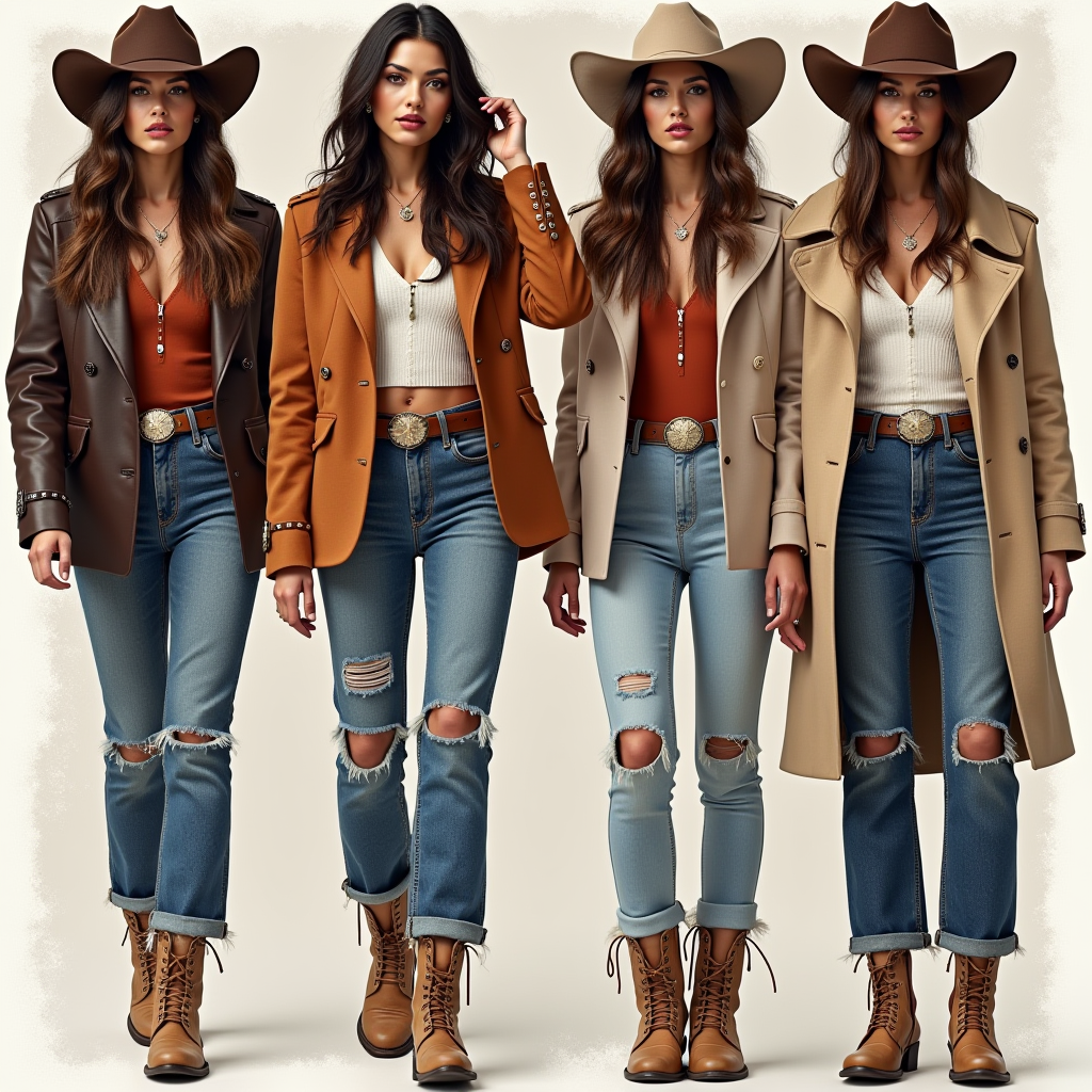 Urban Chic: Bella Hadid’s Bold Leap into Cowboy Couture!