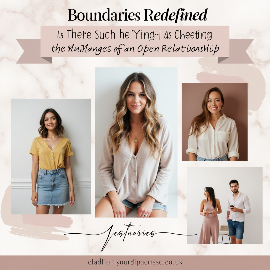 Boundaries Redefined: Navigating the Nuances of Open Relationships

This title hints at exploring what defines boundaries within open relationships, challenging traditional notions and offering fresh insights into this complex topic.