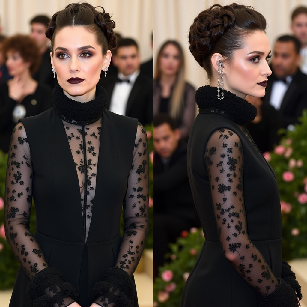 Chloë Sevigny’s Timeless Elegance: Embracing Victorian Mourning Fashion at the 2024 Met Gala!