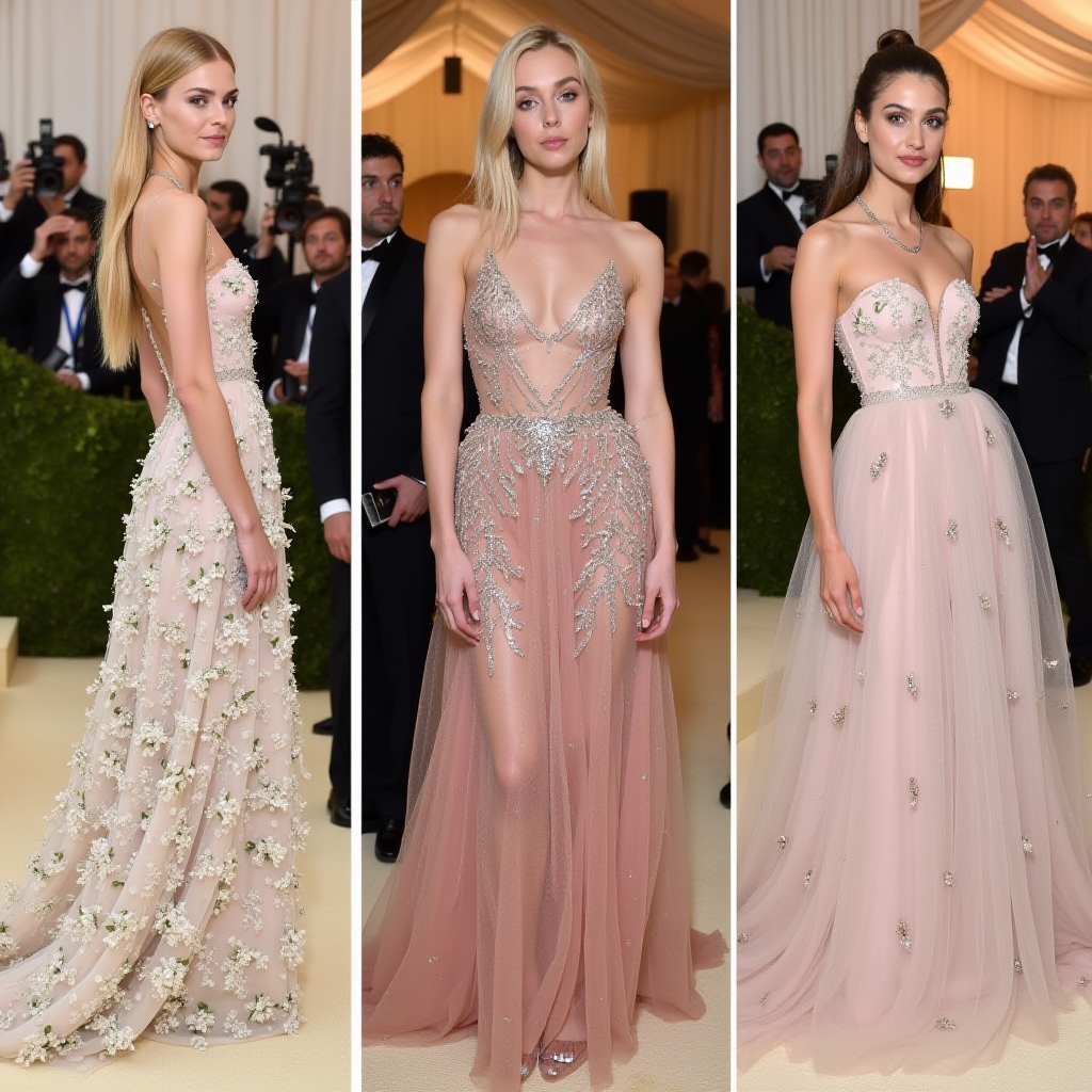 Elizabeth Debicki’s Enchanted Arrival: A Modern Titania in Dior Elegance at the 2024 Met Gala!