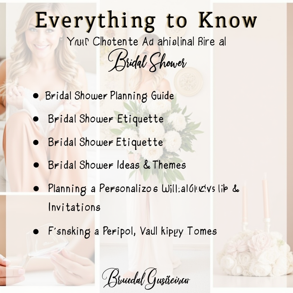 From Start to Finish: Your Ultimate Guide to Planning the Perfect Bridal Shower