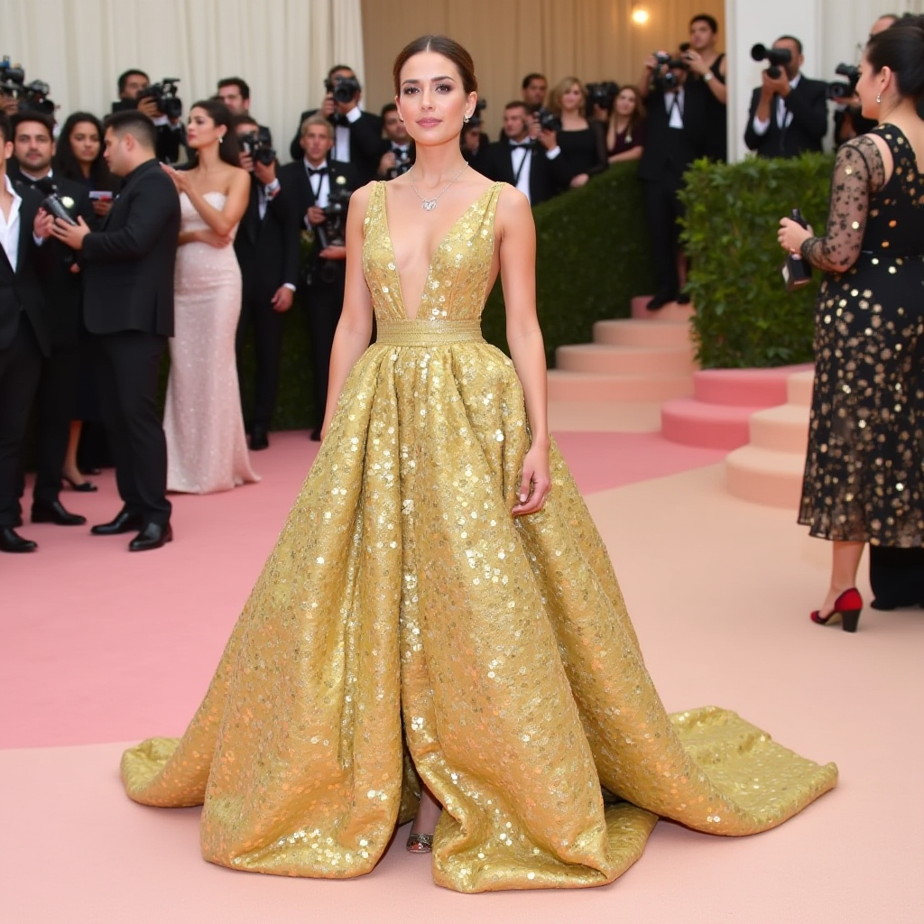 Glittering Grace: Greta Lee Captivates in Unforgettable Met Gala Look of 2024!