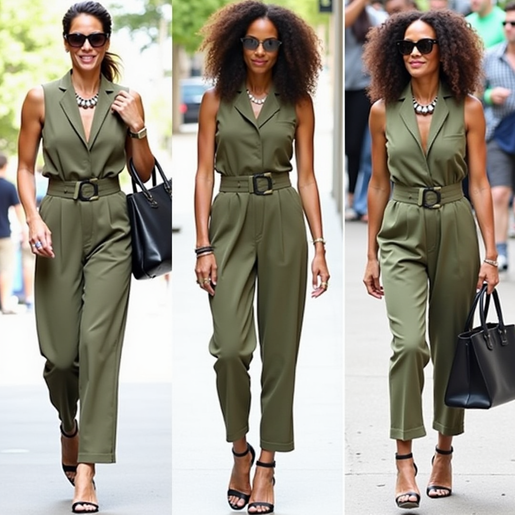 Chic in Khaki: How Halle Berry’s Summer Suit Game is Changing the Season’s Style Scene!