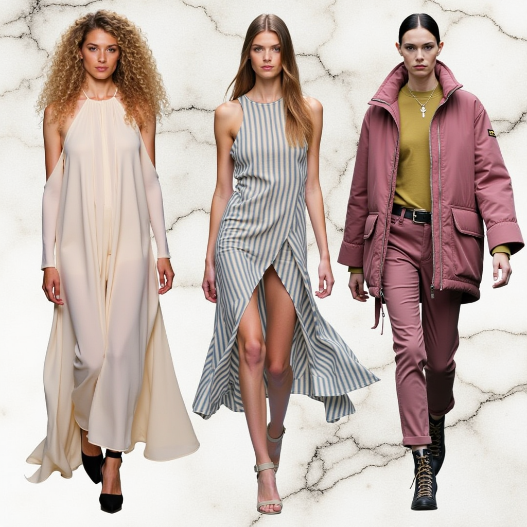 From Glitz to Grunge: Navigating Spring’s Fashion Spectrum with Cocktail Gowns and Parkas