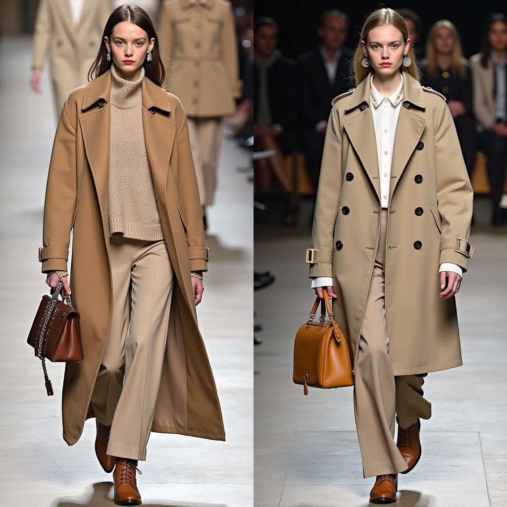Double Trouble Chic: Nara & Lucky Blue Smith’s Iconic Look at Burberry’s Spring 2025 Show