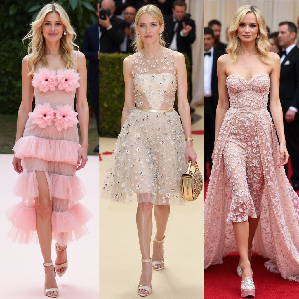 Nicole Kidman Embraces Childhood Charm with Floral Fantasy Outfits!