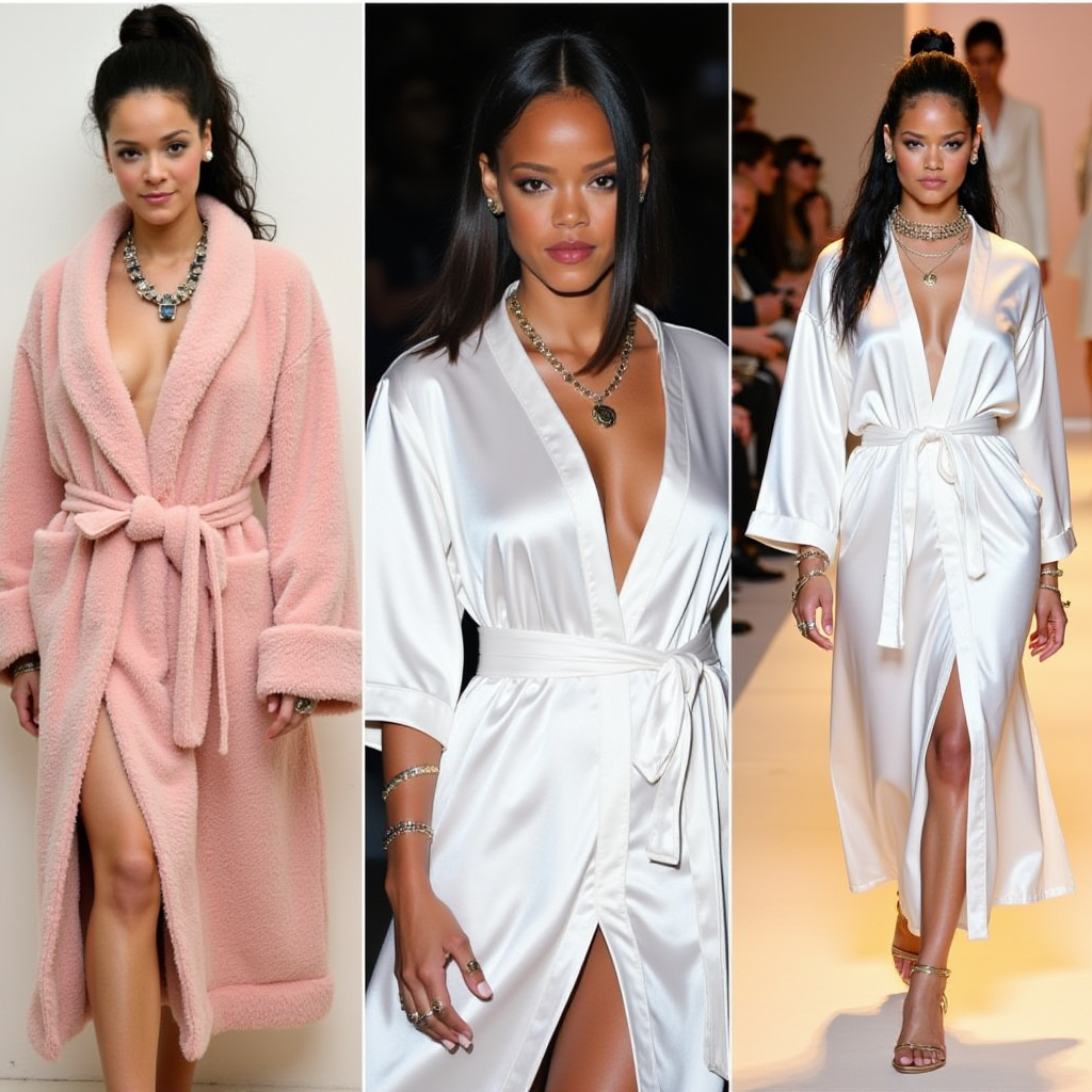 Rihanna’s Royal Decree: Bathrobes as the New Formal Fashion Statement!