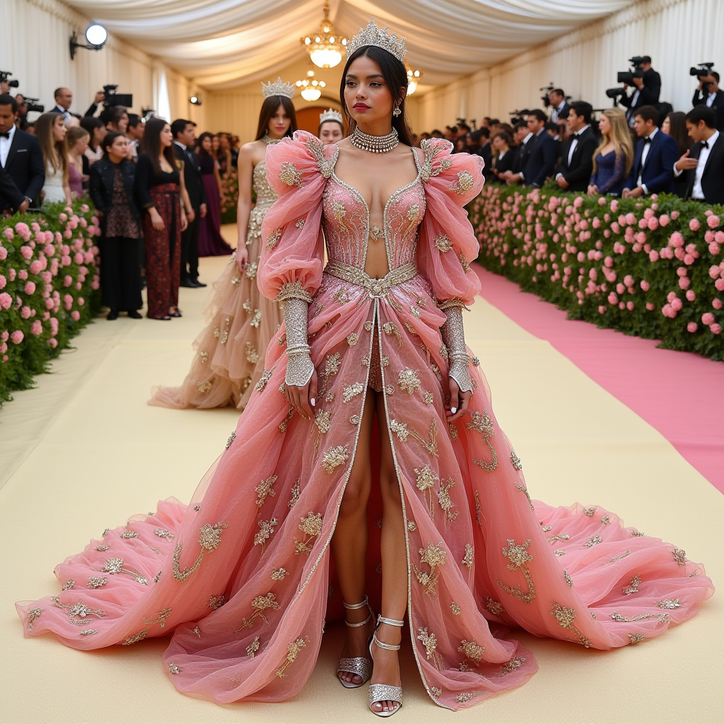 Crafted in Time: Inside the 1,800-Hour Marvel of Rosalía’s 2024 Met Gala Dress