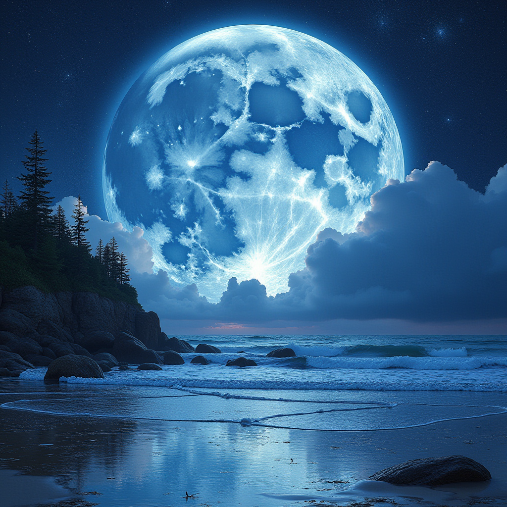 A Celestial Shift: Embrace the Magic of August’s Rare Super Blue Moon